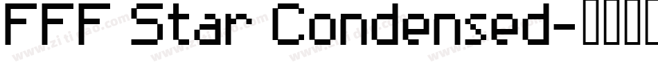 FFF Star Condensed字体转换